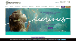 Desktop Screenshot of humanism.org.uk